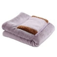 thumbnail image 1 of Electric Blanket Heated Throw Blanket 31.5” x 23.5” Flannel Microplush  Fast Heating for Home Sofa Bed (Camel), 1 of 9