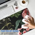 thumbnail image 4 of 31.5 x 11.8 inch Extra Large Gaming Mousepad - Black Flower Design - Ideal Desk Decor & Office Accessory for Men & Women - Suitable for Laptop and Keyboard, 4 of 7