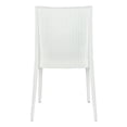 thumbnail image 5 of Weave Mace Indoor Outdoor Dining Chair (Armless) - White, 5 of 7
