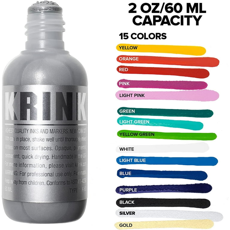 Krink K-60 Opaque Paint Marker, Silver 