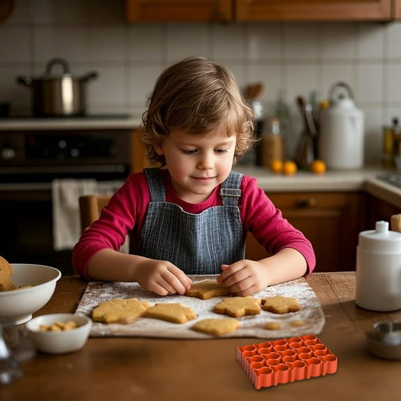Fish-Shaped Cookie Cutters - 25-Piece Set, Food-Grade & Easy to Use, for Baking Cookies, Fondant & Themed Party Decorations