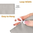 thumbnail image 5 of Superior Blackout Solid Light Filtering Grommet Curtain Panel Set, 46" x 96", Chrome, 5 of 13