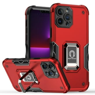 iPhone 12 Pro Max Case, Dteck [Military-Grade] [360 Ring Kickstand