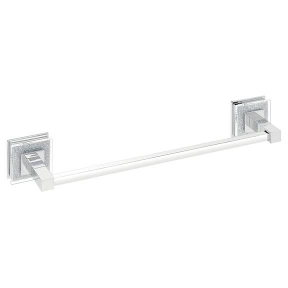 Ruvati RVA5006 Valencia 24" Towel Bar Luxury Bathroom Accessory Crystal & Chrome