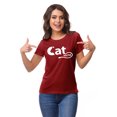 thumbnail image 4 of Inkmeso Crew Neck Cat Mom Graphic Tshirt Short Sleeve Women Cotton Tee Casual, 4 of 8
