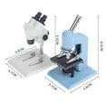 thumbnail image 6 of Joernso Dollhouse Miniature Microscope Realistic Plastic Mini Laboratory Equipment Experimental Scene Decor Toy Play House Supplies, 6 of 8