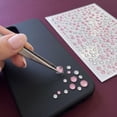 thumbnail image 4 of Rhinestone, Decorative Glitter, 4.5 Inch Diamond Art, Self-Adhesive Cosmetic Face Jewels Bling Body Art for Festival Party Pink, 1 Pack, 4 of 4