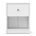 thumbnail image 6 of Pemberly Row 2 Piece Modern Wood Dresser and Nightstand Bedroom Set in White, 6 of 22