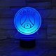 thumbnail image 1 of Luz Led de noche Fc Paris Saint Germain Club de fútbol ilusión 3d niños Ligue 1 logotipo de fútbol Psg lámpara de noche lámpara de mesa, 1 of 6