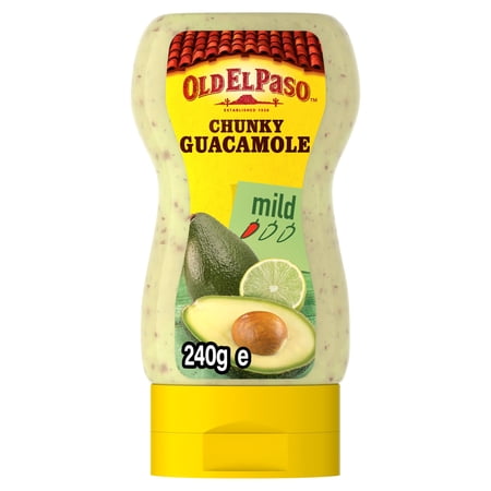 Old El Paso Squeezy Chunky Guacamole 240G Imported from Britain Old El Paso Squeezy Chunky Guacamole 240G Imported from Britain