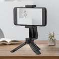 thumbnail image 3 of Trípode de escritorio,Soporte para trípode portátil para teléfono de escritorio,color negro,Trípode Mini 1/4 Vlog con rotación de 360 grados,Trípode giratorio ajustable y ligero,Cámara, 3 of 8