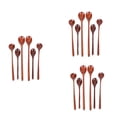 thumbnail image 1 of 18 piezas de cucharas de madera para servir en la cocina, cucharas de sopa de mango largo, cucharas de degustación para comer, mezclar y revolver, 1 of 8