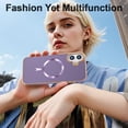 thumbnail image 7 of Allytechgroup Phone Case for Apple iPhone 16 Plus, Slim Fit Magnetic Back Cover Compatible with Mag-Safe Shockproof & Anti-Scratch iPhone 16 Plus Case Cover for Women Men,Darkpurple, 7 of 7