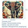 thumbnail image 5 of Elephants Printed Square Desk Mat Gaming Mouse Pad with Non-Slip Rubber Bottom - 8.3x9.8 Inch Office and Gaming Mouse Pad, 5 of 6