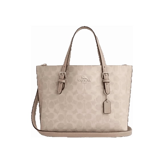 Coach Mollie Tote Bag 25 In Signature Canvas Tan/Taupe