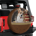 thumbnail image 2 of Lotusprinthandmade Corgi Dog Spare Tire Cover Without Backup Camera Hole 6 Sizes (27 in.), 2 of 7