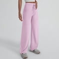 thumbnail image 5 of Wide Leg Yoga Pants for Women High Baggy Sweatpants Lounge Palazzo Pants Leggings, 5 of 21