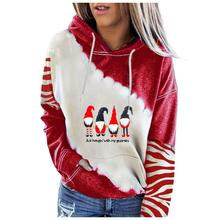 WJHWSX Womens Camo Hoodie Christmas Women Hoodies Clearance Under
