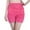 Hot Pink, variant on biudgviw Womens Bloomer High Waisted Lace Frill Ruffle Tiered Summer Bottoms Solid Color Smocked Causal Boyshorts