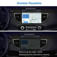 thumbnail image 6 of Trianu 4 Pcs LED Blocking Stickers, 3.94" x 7.87" Adhesive Light Dimming Sheets Light Cover Filters Electronics Screen Diffuser Film Number Readable for Alarm Clock Radio Cable Box Monitor, 6 of 7