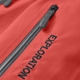 thumbnail image 7 of Agkizg Men's Fall Winter Ski Jackets Waterproof Windproof Coats, Solid Hooded Windbreaker Windproof Water Jacket Drawstring Zip Pockets Outdoor Hiking Mountaineering Coat, 7 of 7