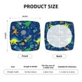 thumbnail image 5 of Fuzoiu Dinosaur In Space Print Square Cushion Cover,Couch Cushion Covers, Stretch Seat Slipcover for Dining Chairs, Banquets, and Home Decor-Four Pieces, 5 of 7