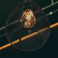 thumbnail image 1 of OULII Wrought Iron Lamp Shade Replacement Lampshade Black Diffusion for Bar Lighting 1Pcs, 1 of 7