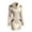 Beige, variant on Womens Knit Dress High Neck Long Sleeve Bodycon Midi Dress With Leather Trim Fall Beige
