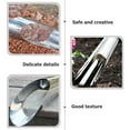 Haqieyen Stainless Steel Garden Soil Scoops for Bonsai and Succulents