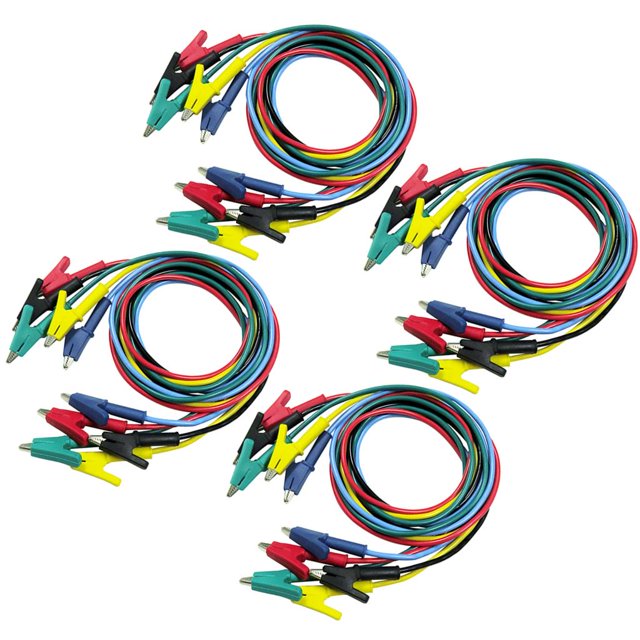 20pcs Cable de prueba profesion Cable de prueba Cable de prueba Cable de prueba de para kusrkot Cable con pinzas de cocodrilo