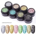 thumbnail image 3 of 5ML Shiny Gel Nail Polish Paint Nail Art Varnishes Semi Permanent Diamond Glitter, 3 of 5