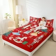 thumbnail image 4 of Manfei Vintage Nutcracker Twin Sheet Set,Xmas,Girls Xmas Tree,3-Piece Ultra Soft, 4 of 7