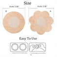 thumbnail image 5 of Jesscasday Nipple Covers Disposable 40Pcs Invisible Breast Pasties for Swimwear Summer Soft Breathable Breast Petals for Women, 5 of 13