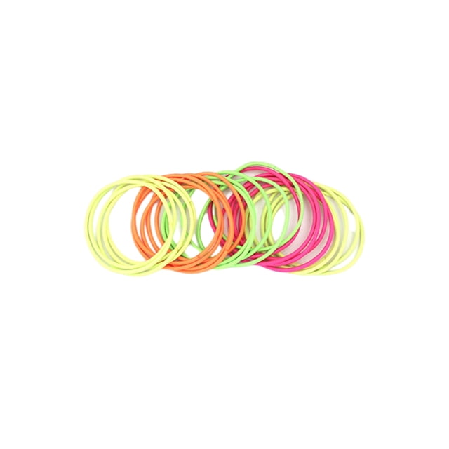 100 Pièces Bande de Cheveux de Fille de Style Simple de Ménage Cheveux de Femmes Liens Coiffure Bande de Cheveux Coiffure Coiffure Coiffure Coiffure Coiffure Coiffure Corde Coiffure pour Usage Domestique Fluorescent Couleurs
