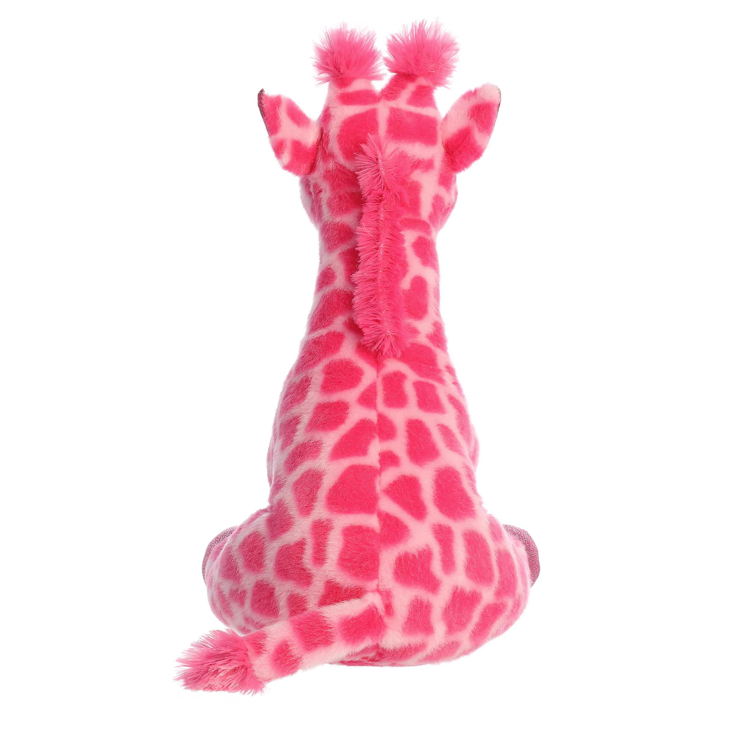 Aurora - Medium Pink Destination Nation - 11.5" Pink Giraffe - Adventurous Stuffed Animal