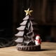 thumbnail image 4 of Incensario de cerámica con reflujo, escultura de árbol de Navidad para escritorio, color violeta. Arena violeta, 4 of 7