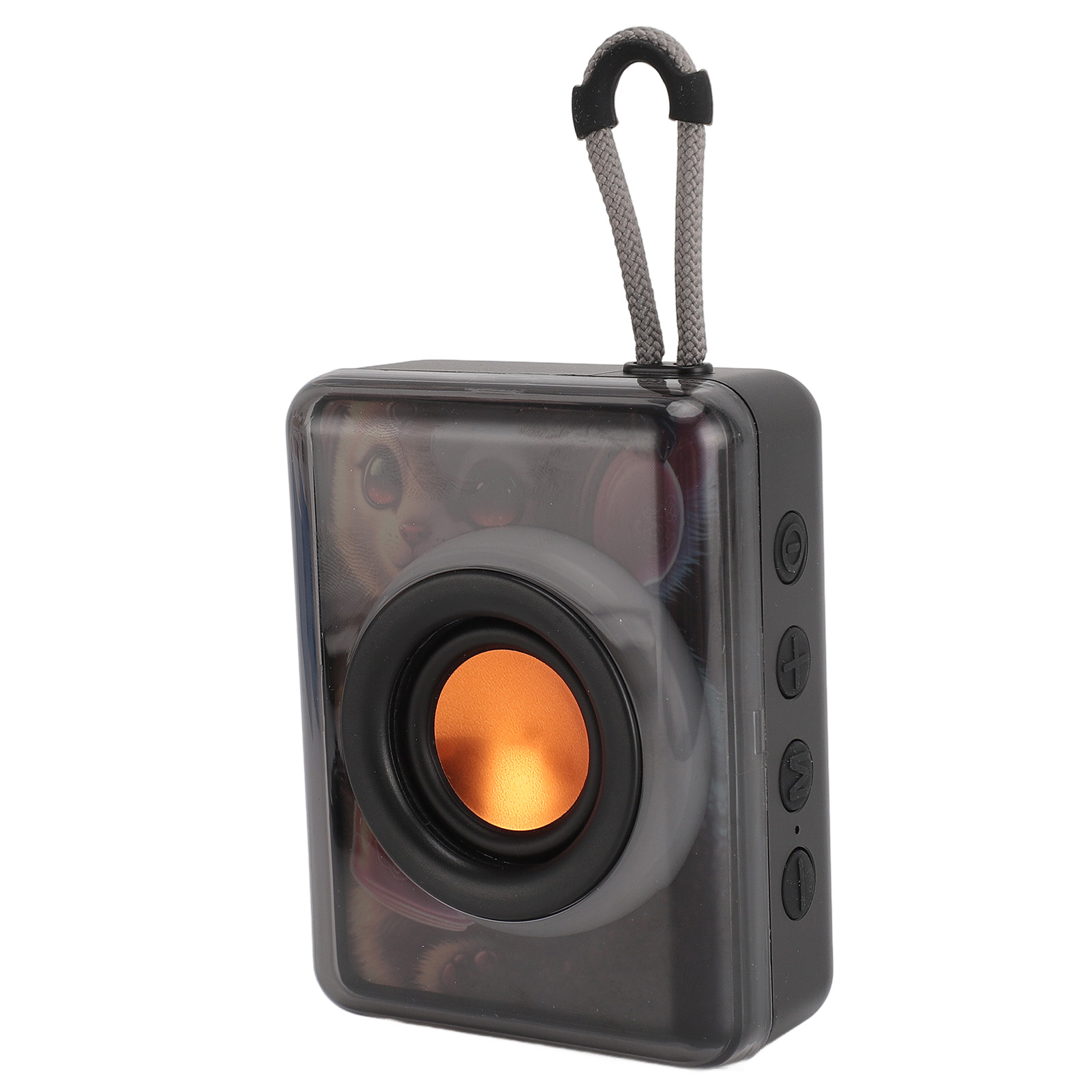 M Buder Portable Bluetooth Speaker HD Sound RGB Colorful Lighting Waterproof Built in Mic Outdoor Wireless Speaker (5.12 inches / 13 cm) for Party Camping Shower Travel[cite: 1]