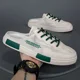 thumbnail image 4 of Zapatillas transpirables de malla hueca para hombre, zapatos planos cómodos para exteriores, moda de verano, 4 of 5