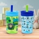 thumbnail image 2 of Magma Life Vaso Entrenador para Niños Twin Tumb, 450 ml (2Pzs), Popote Flexible Antiderrames, Fácil de Limpiar, Ideal para Viajes, Botella de Agua para Niños, Apto para Lavaplatos, 2 of 8