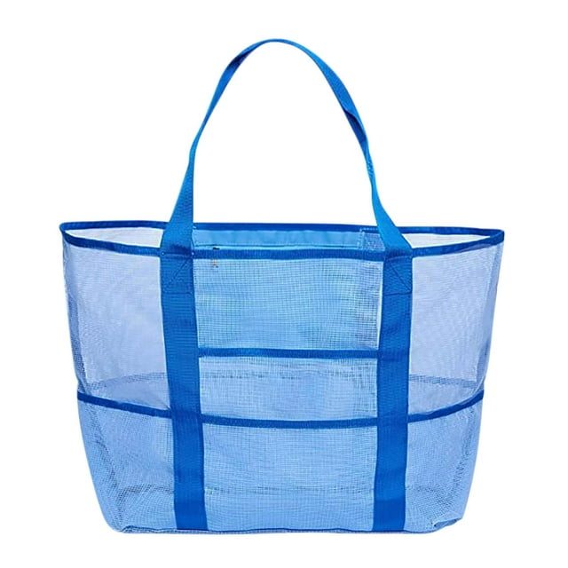 Ganfancp Traje de Baño Bolsa de Playa Bolsa de Malla de Almacenamiento Grande de Malla de Viajes Deportes Bolso Liquidación Envase