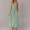 Mint Green, variant on LADIGASU Women's Solid Sleeveless Round Neck Sexy Elegant Club Party Tunic Mini Dresses Casual Vacation Dress