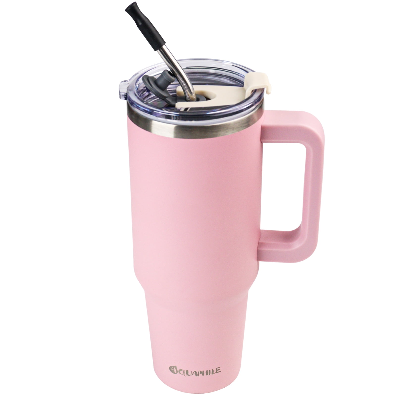 Stanley Quencher Flowstate 30oz Passion Pink Stainless Steel Tumbler -  Walmart.com