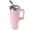 Pink, variant on AQUAPHILE Insulated Tumbler with Leak-proof Lid and Straw, 40 oz Insulated Stainless Steel Coffee Mug with Handle, Travel Coffee Mug，Ivory