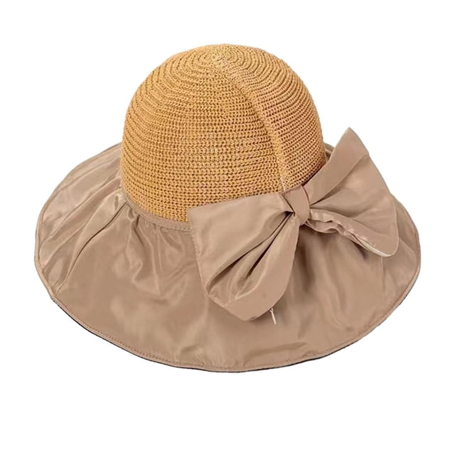 Sombrero para el sol Yuyangstore de cubo flexible ala ancha Caqui