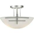thumbnail image 2 of Forte Lighting 2231-02-32 Two Light Steel Semi-Flush Mount Ceiling Fixture - Bronze, 2 of 2