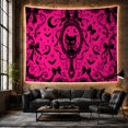 thumbnail image 6 of Pink Cat and Cauldron Tapestry, 6 of 7