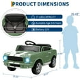 thumbnail image 2 of 12V Licensed Shelby Kids Electric Ride-On Car – Remote Control, Bluetooth, Shock Absorbers & LED Lights, 2 of 9