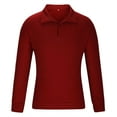 thumbnail image 4 of Mens Casual Long Sleeve Shirts Classic Golf Work Shirts Thermal Sweaters Rrgular Collared T Shirt Plain Tops, 4 of 8