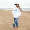 thumbnail image 3 of Pavilion Gift Company - The Beach - Medium White Unisex Hooded Sweatshirt, 3 of 7