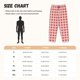 thumbnail image 3 of Fotbe Checkered Christmas With Snowflakes Pantalones de Pijama para Mujer, Pantalones de Dormir, Pantalones Pj con Cordón y Bolsillos-Small, 3 of 6